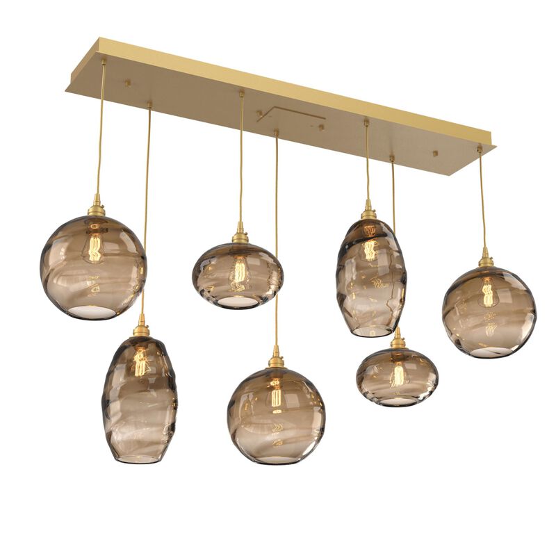 Misto 48 Inch 7 Light Linear Suspension Light by Hammerton Studio