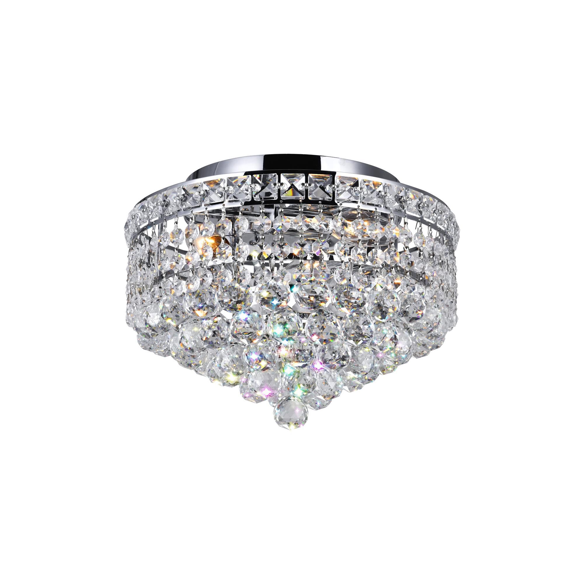 Shown in Chrome finish and K9 Clear crystal