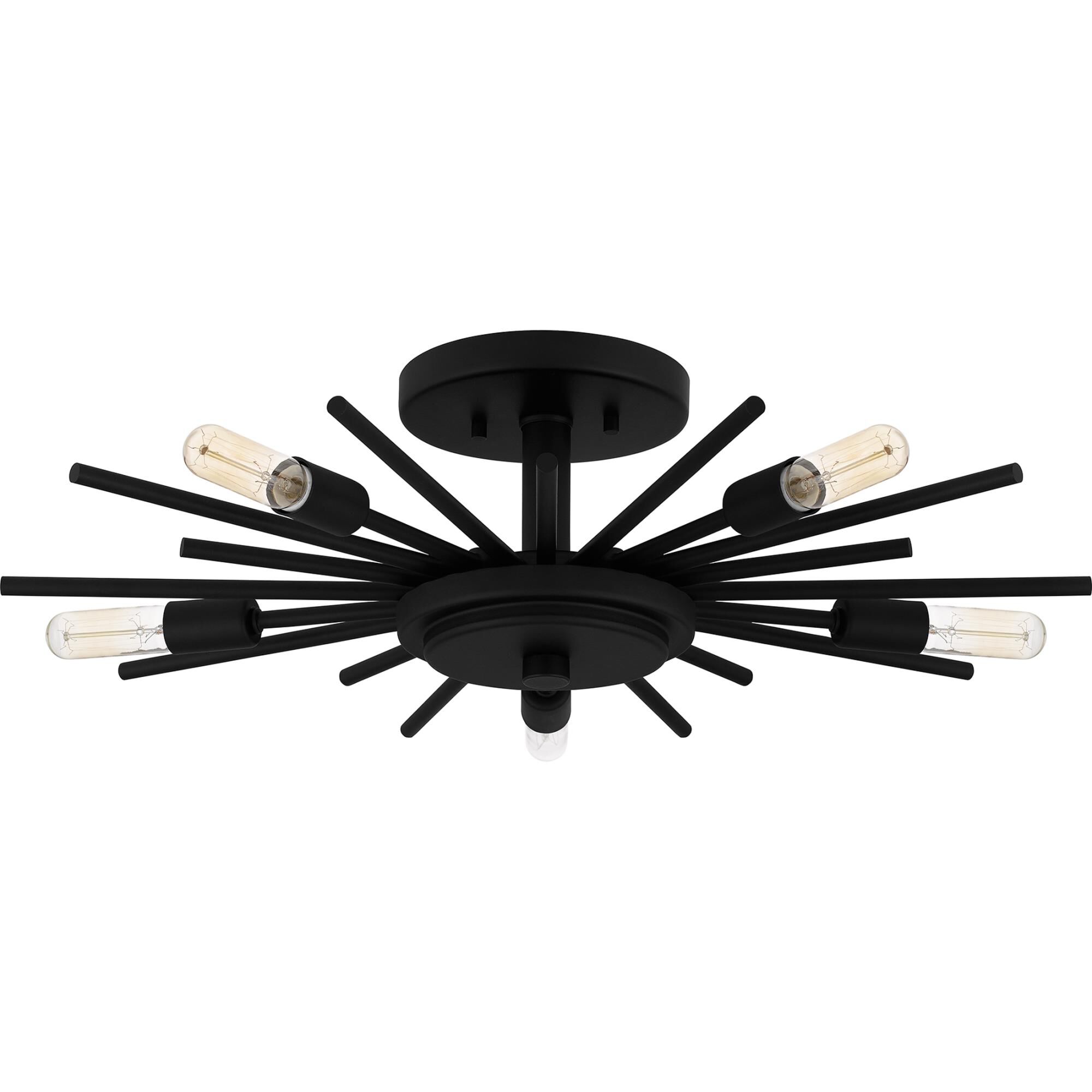 Mesquite 22 Inch 5 Light Semi Flush Mount by Quoizel