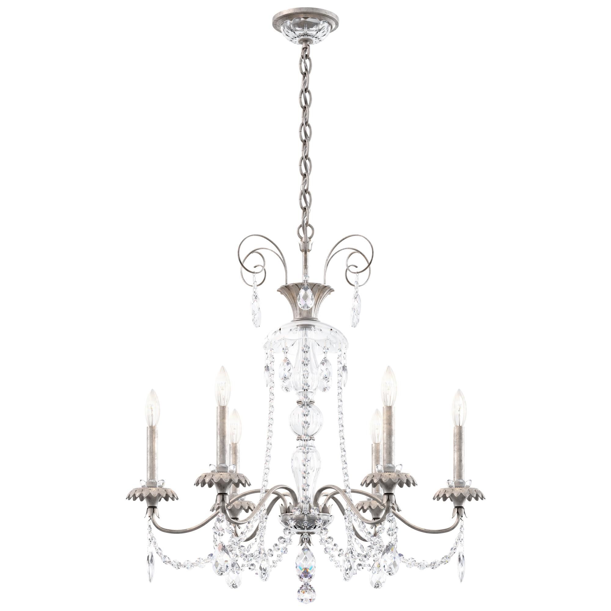 Helenia 28 Inch 6 Light Chandelier by Schonbek
