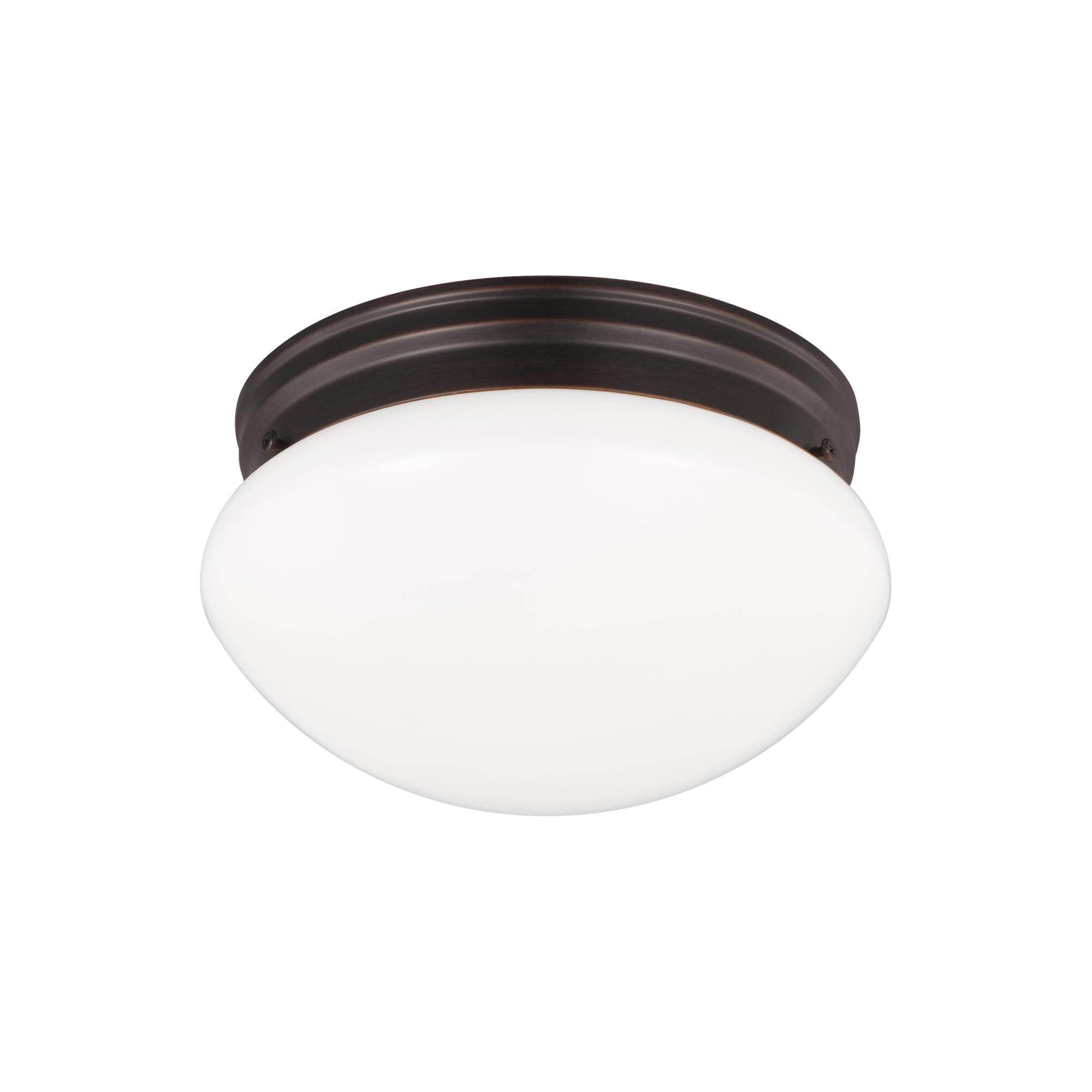 Shown in Bronze finish and Smooth White Diffuser glass