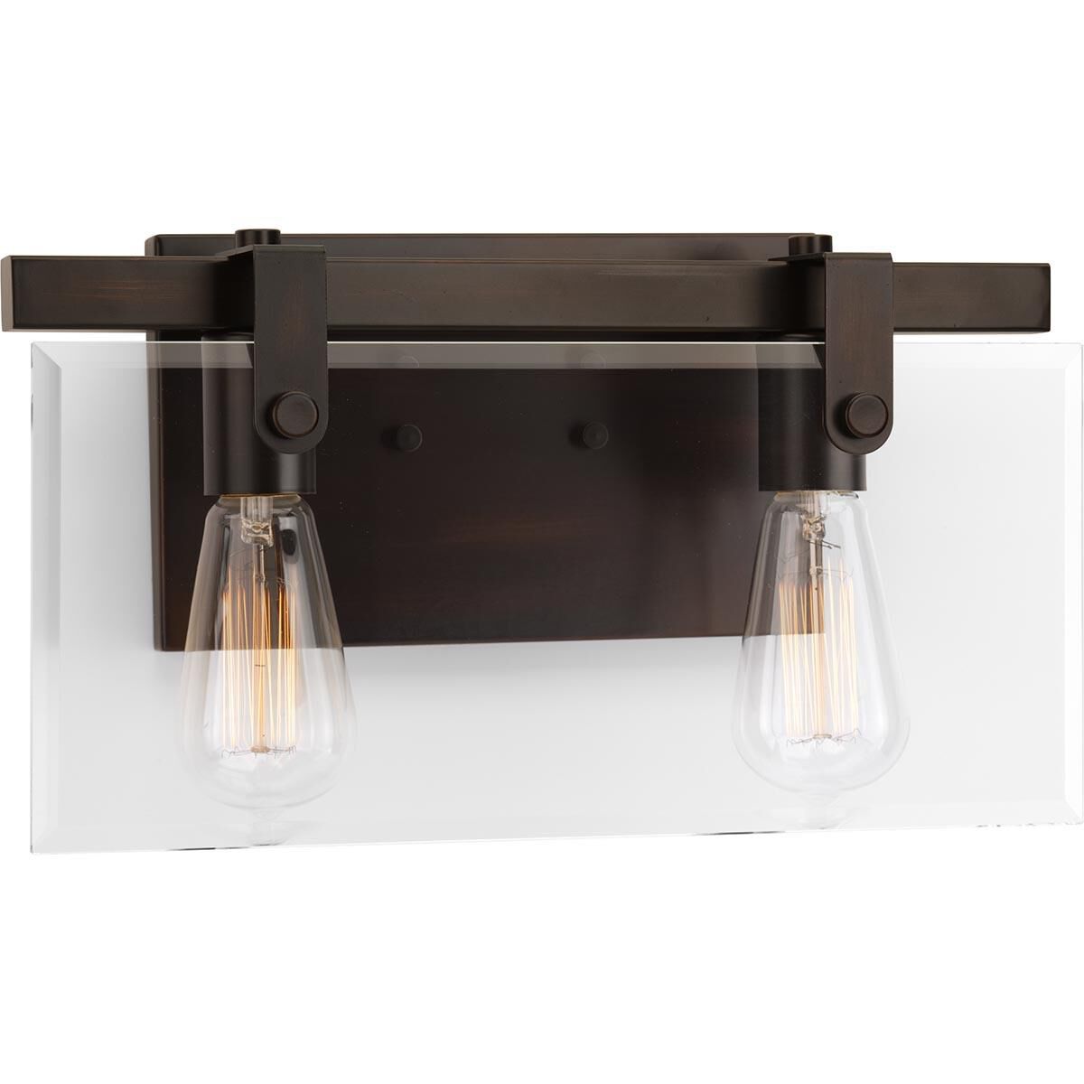 Glayse 14 Inch 2 Light Bath Vanity Light by Progress Lighting