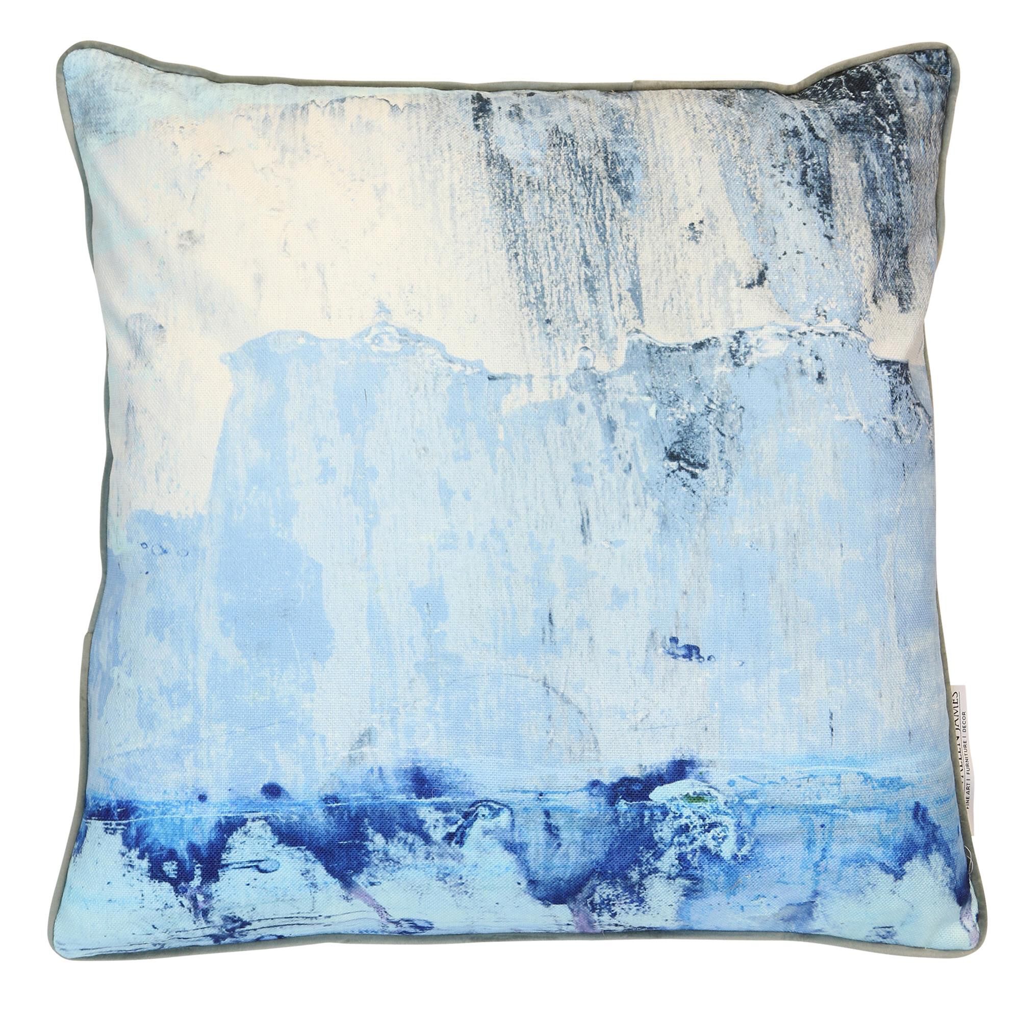 Austin Allen James Tidewashed Crush 22 Inch Decorative Pillow by Stylecraft