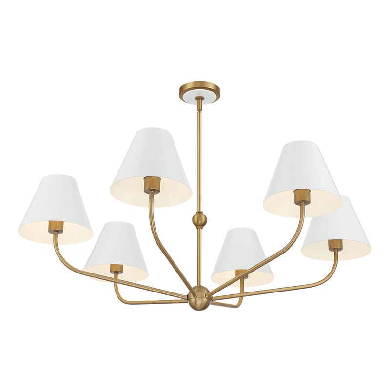 Xavier 40 Inch Chandelier by Crystorama