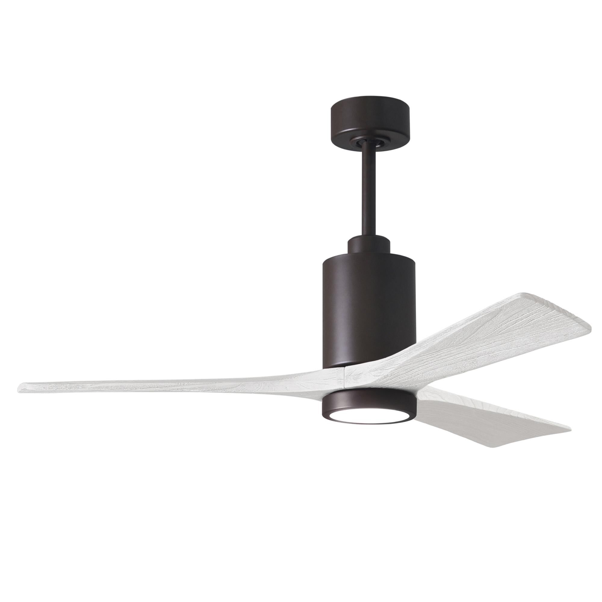 Patricia 52 Inch Ceiling Fan with Light Kit by Matthews Fan Company