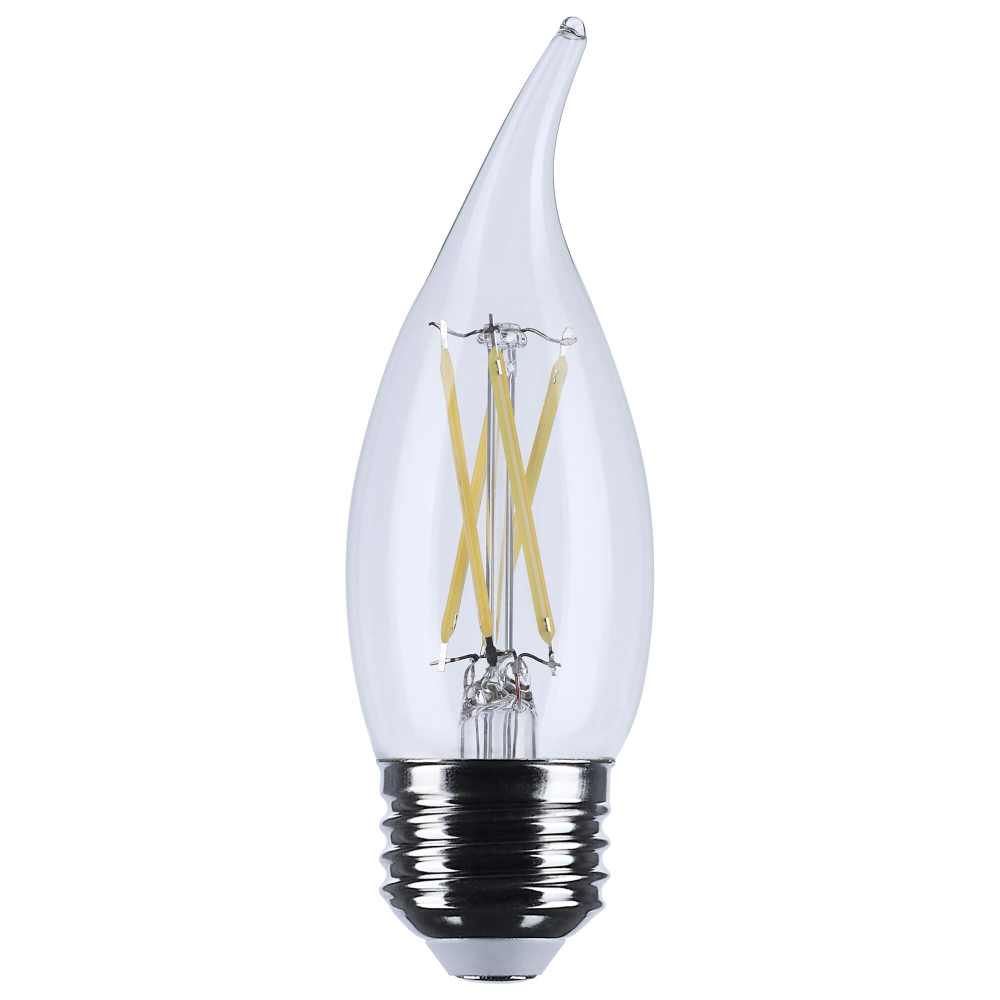 Dimmable 6 Watt 3000K CA10 LED Light Bulb by Satco