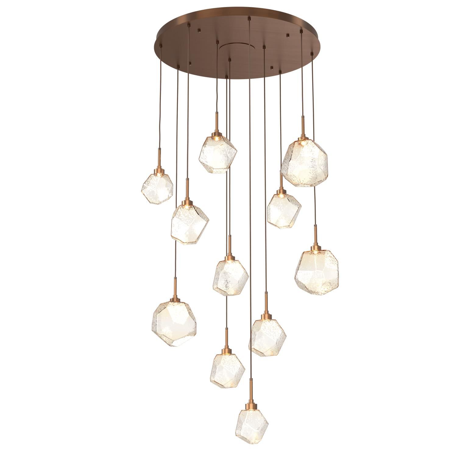 Gem 35 Inch 11 Light LED Multi Light Pendant by Hammerton Studio
