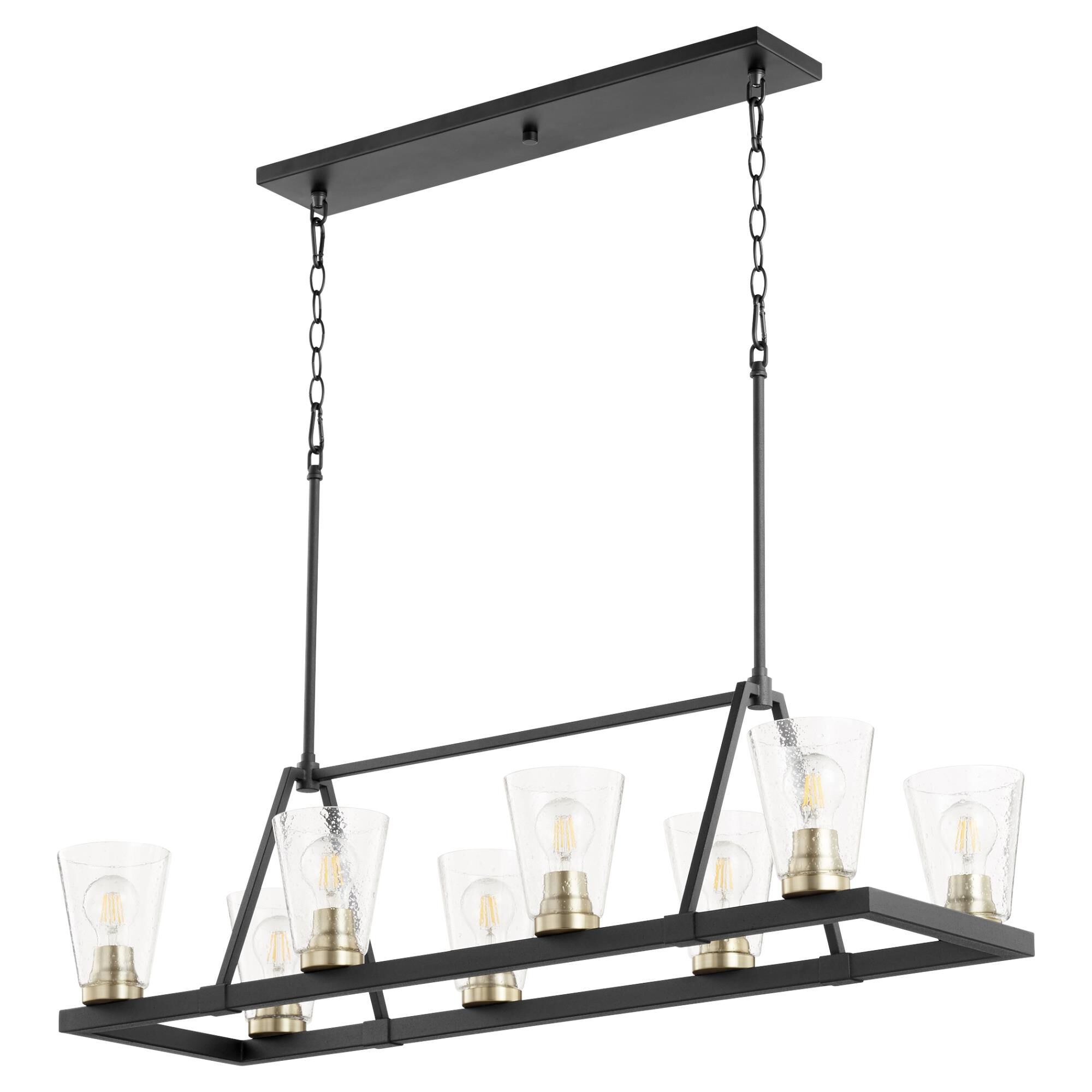 Shown in Noir W/ Aged Brass finish