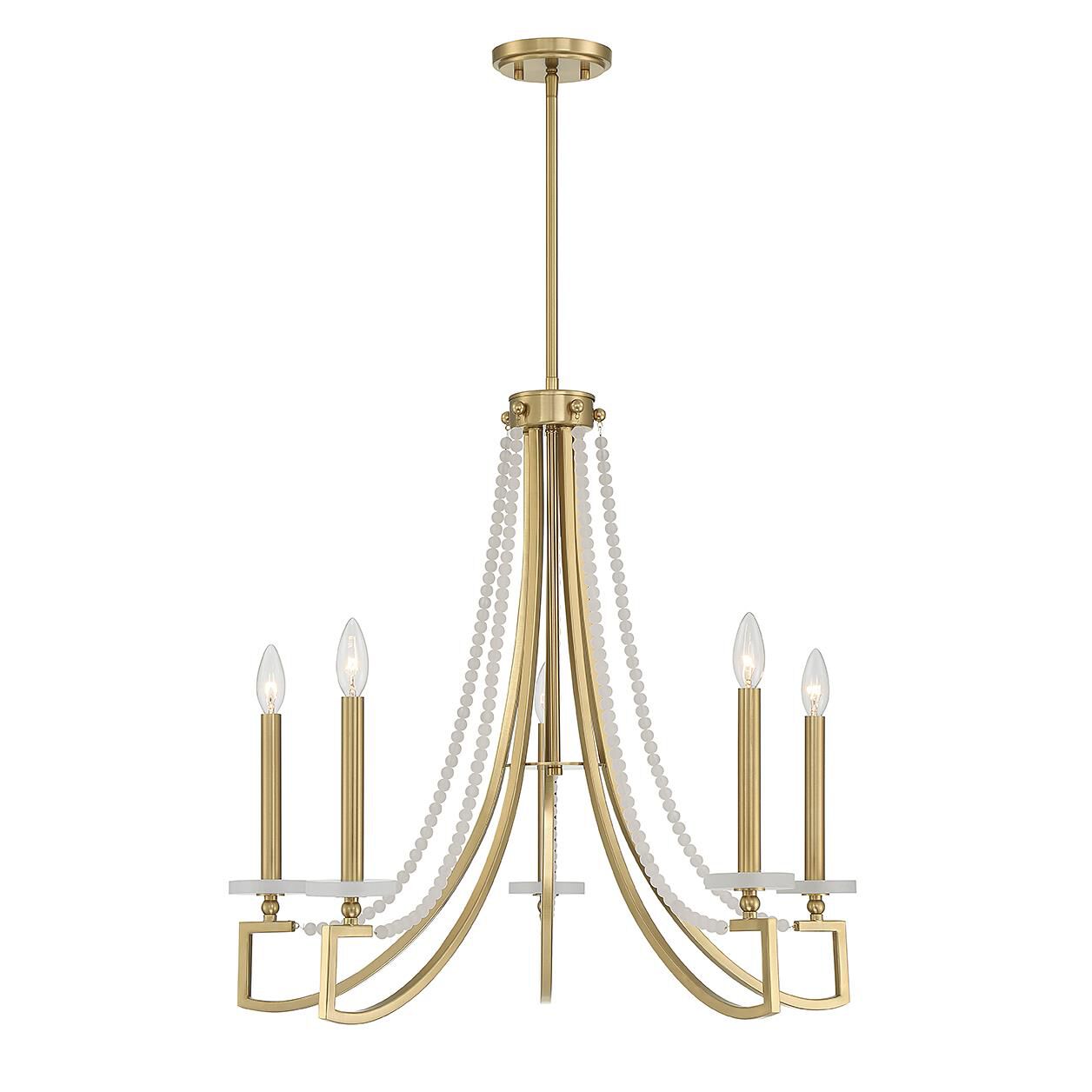 Helen 27 Inch 5 Light Chandelier by Savoy House