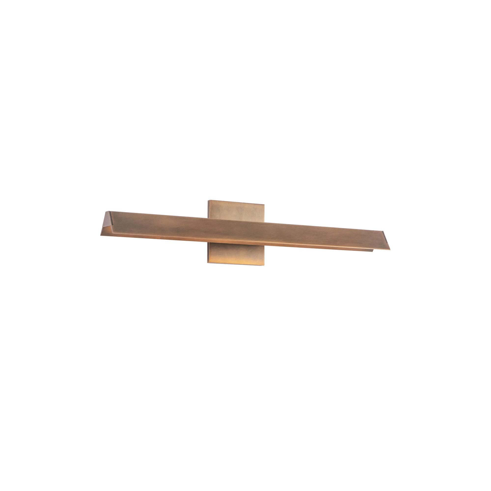 Shown in Vintage Brass finish and White Acrylic Diffuser glass