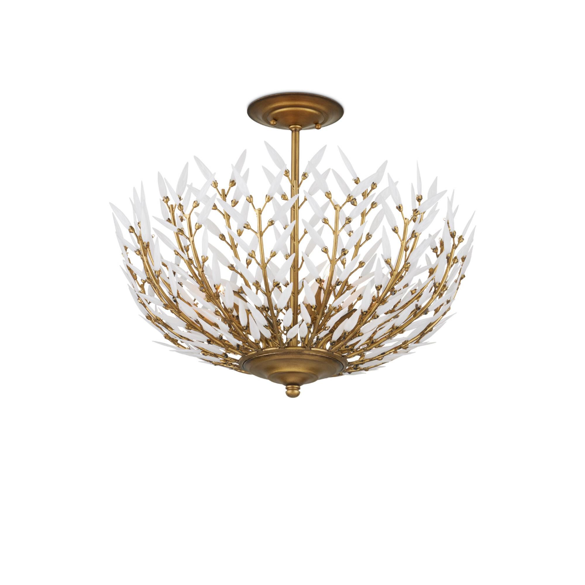 Magnum 22 Inch 4 Light Semi Flush Mount,