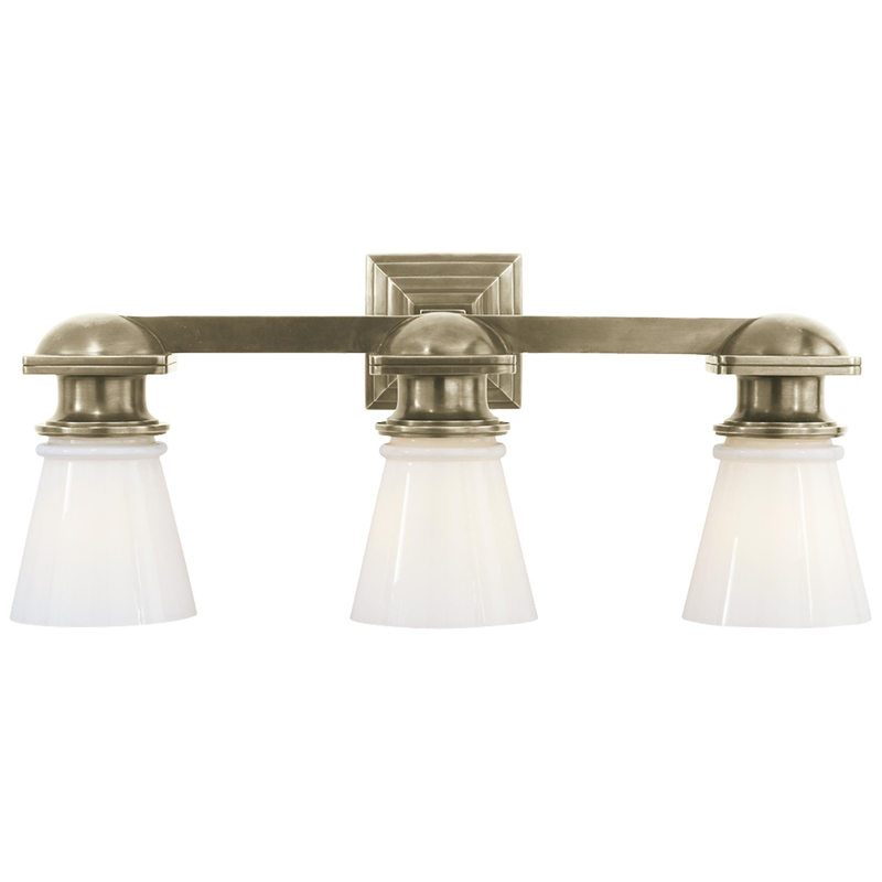 Chapman & Myers Ny Subway 22 Inch 3 Light Bath Vanity Light by Visual Comfort Signature Collection