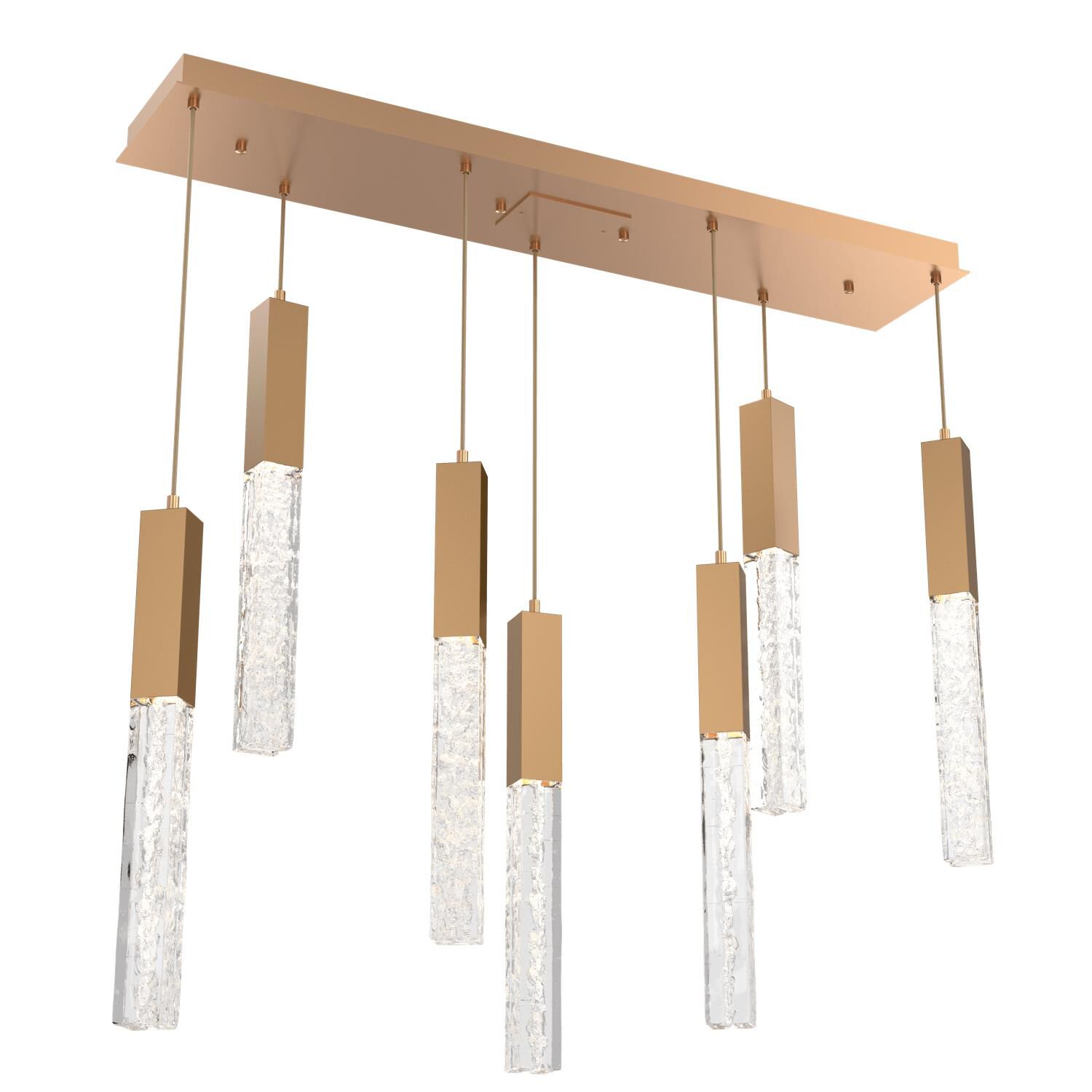 Shown in Novel Brass finish and Geo Inner And Clear Outer glass