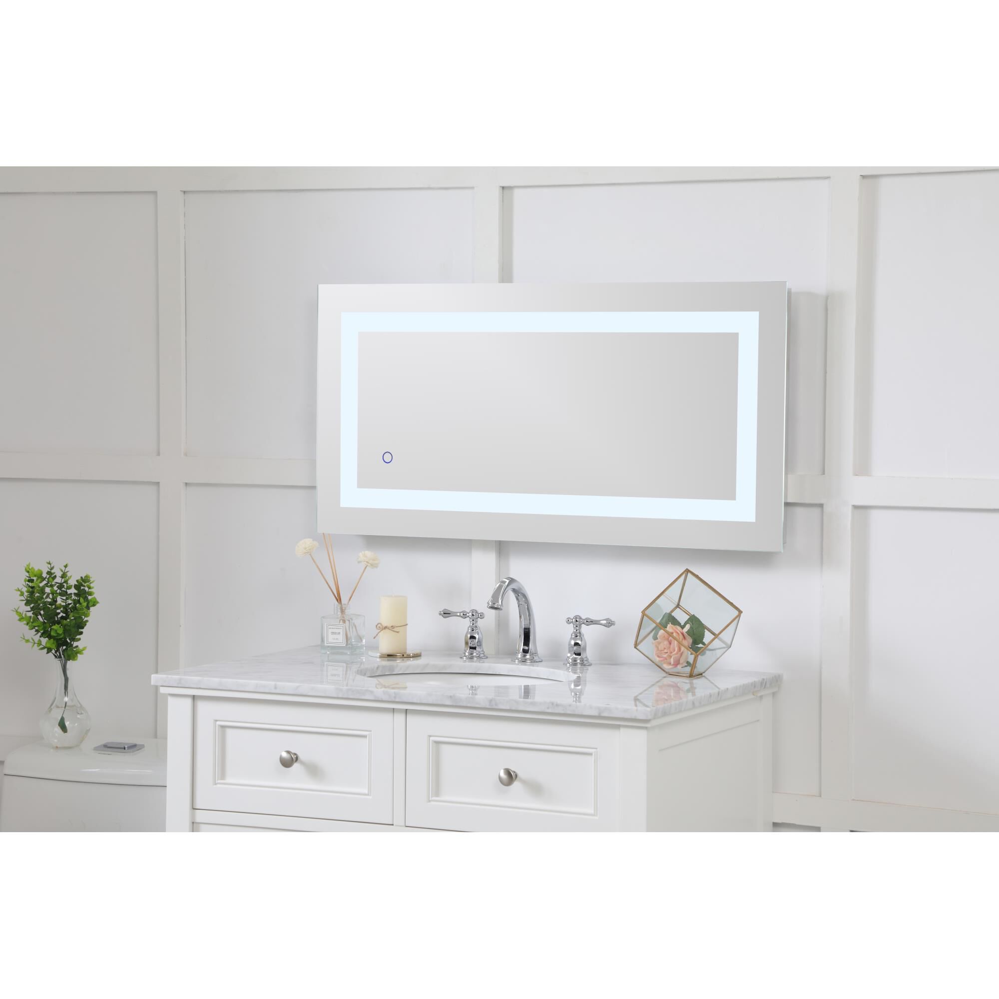 Helios LED Lighted Mirrors by Elegant Decor
