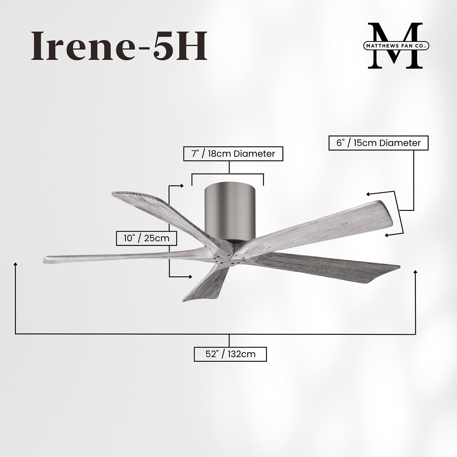 Shown in Brushed Pewter finish