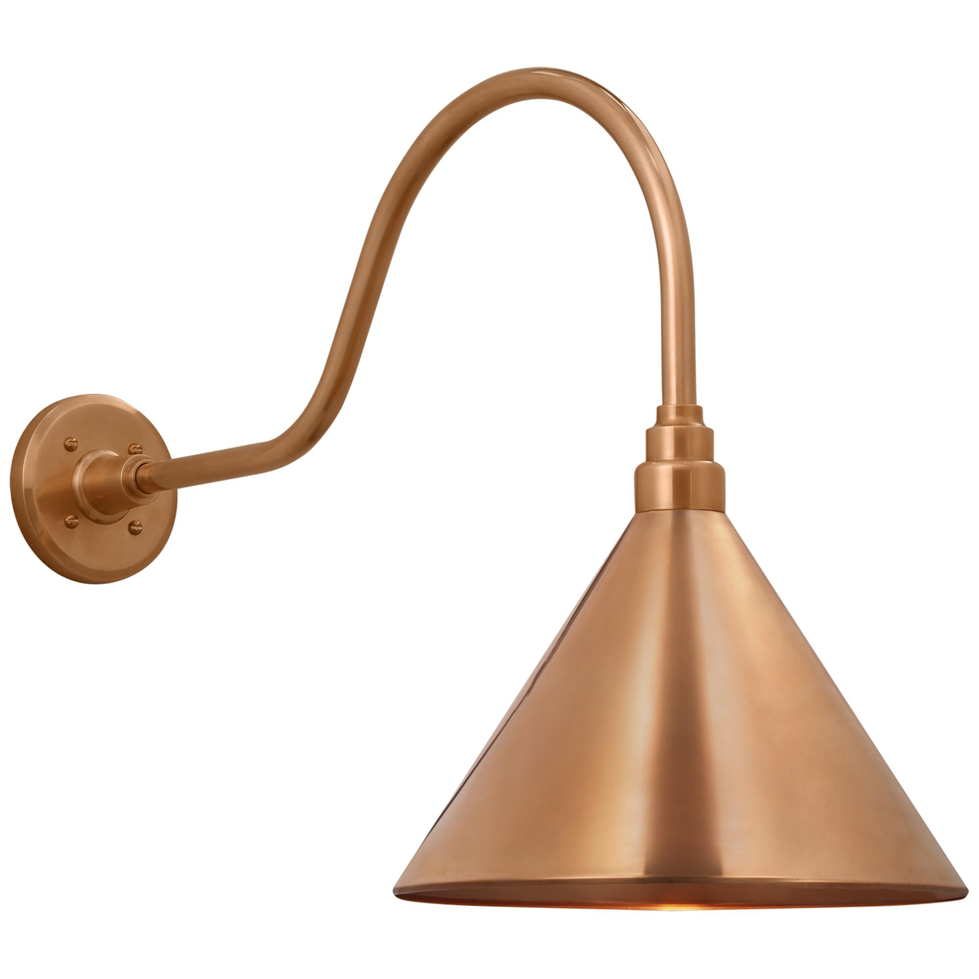 Shown in Soft Copper finish and Copper shade