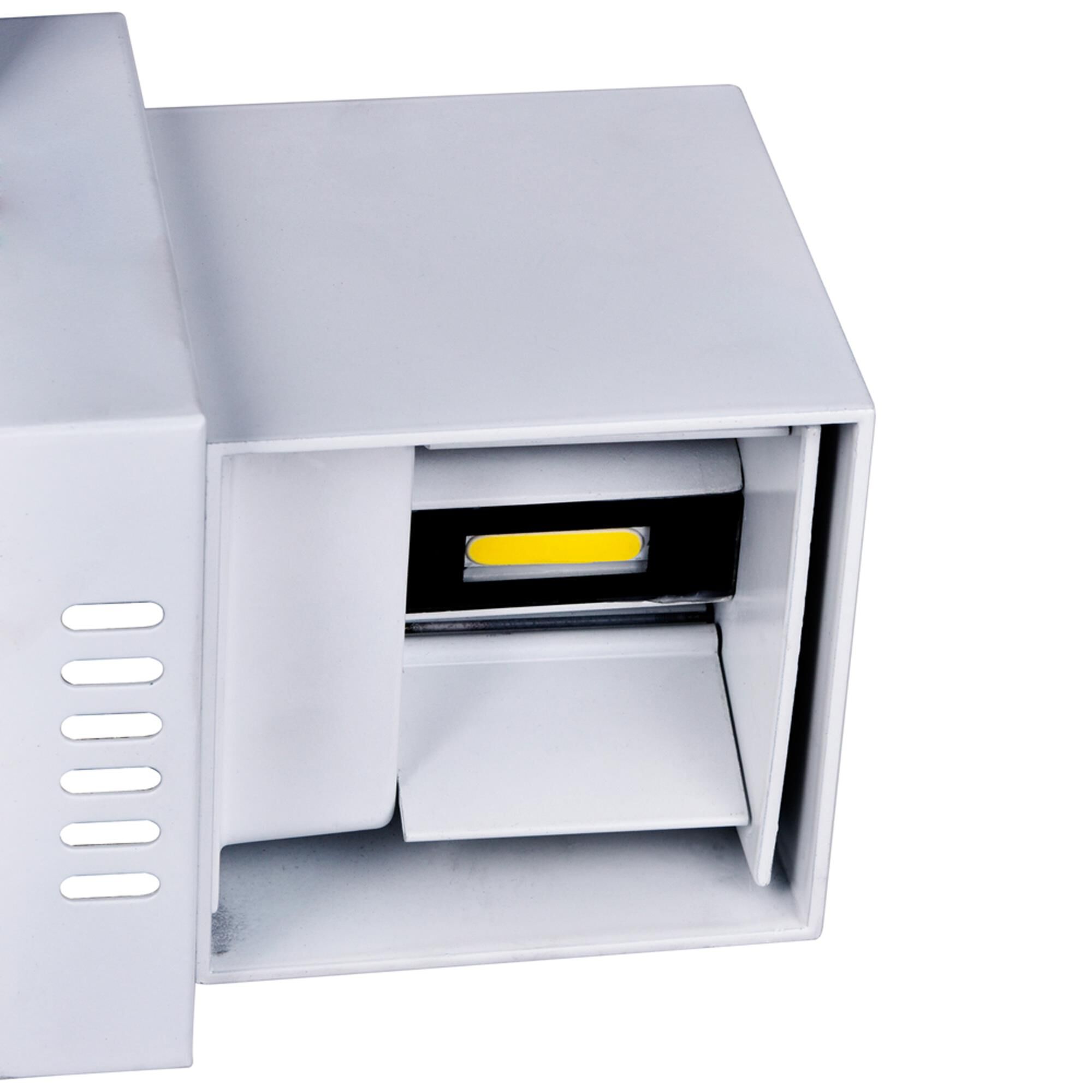 Shown in White finish and White shade