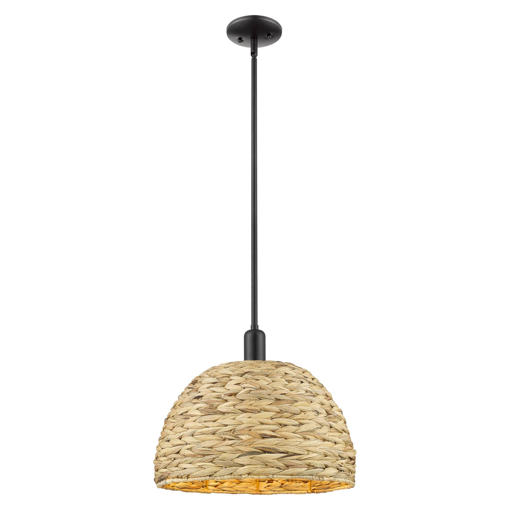 Shown in Matte Black finish and Natural shade