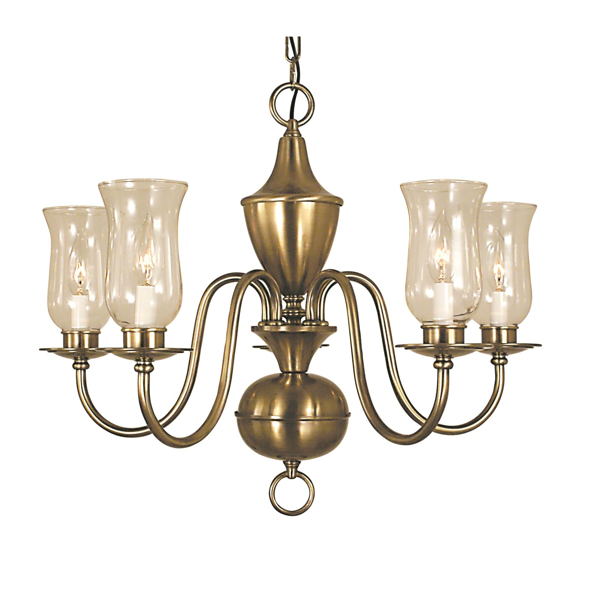 Jamestown 25 Inch 5 Light Chandelier by Framburg