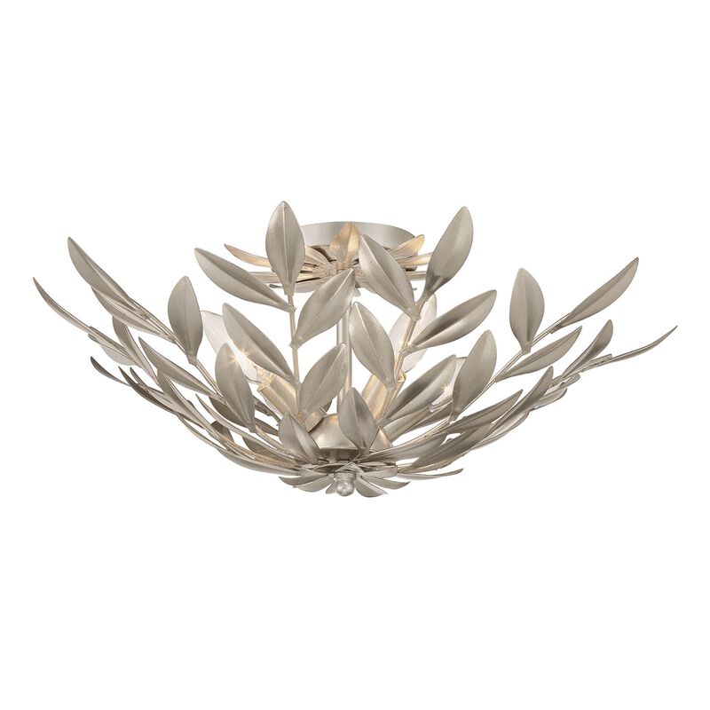 Broche 21 Inch 4 Light Semi Flush Mount by Crystorama