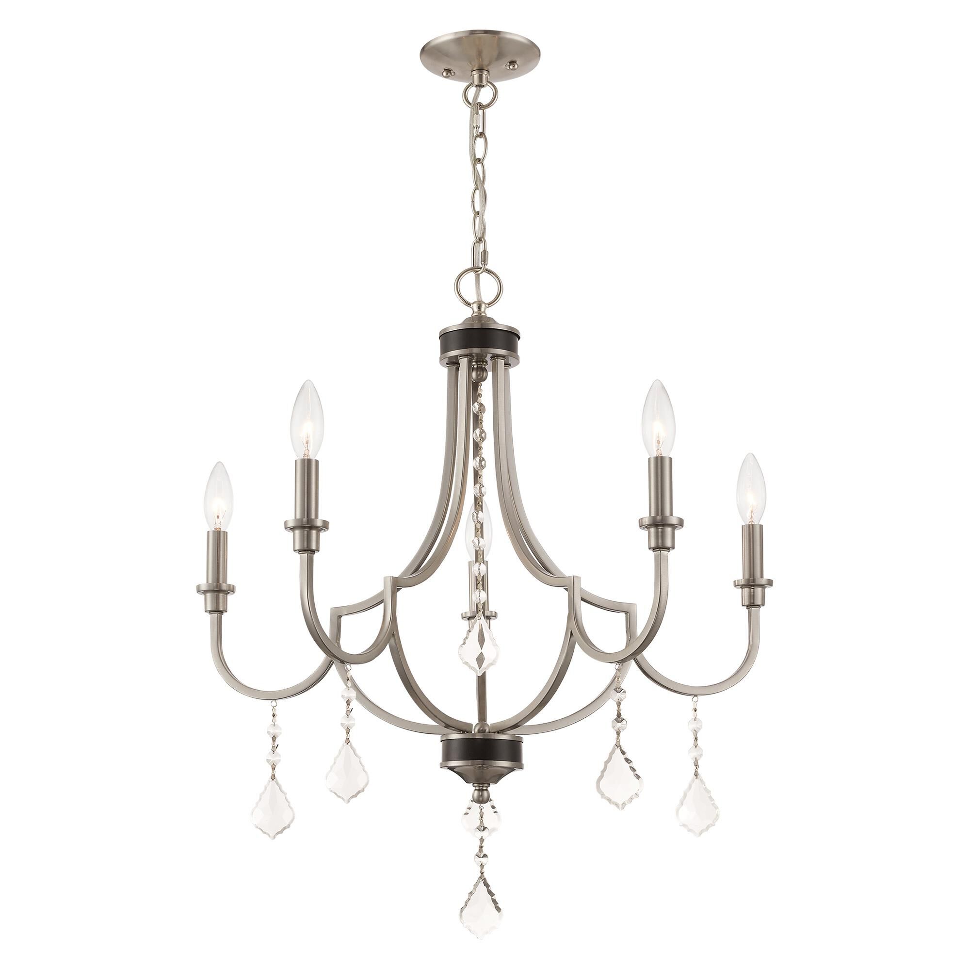 Shown in Brushed Nickel finish