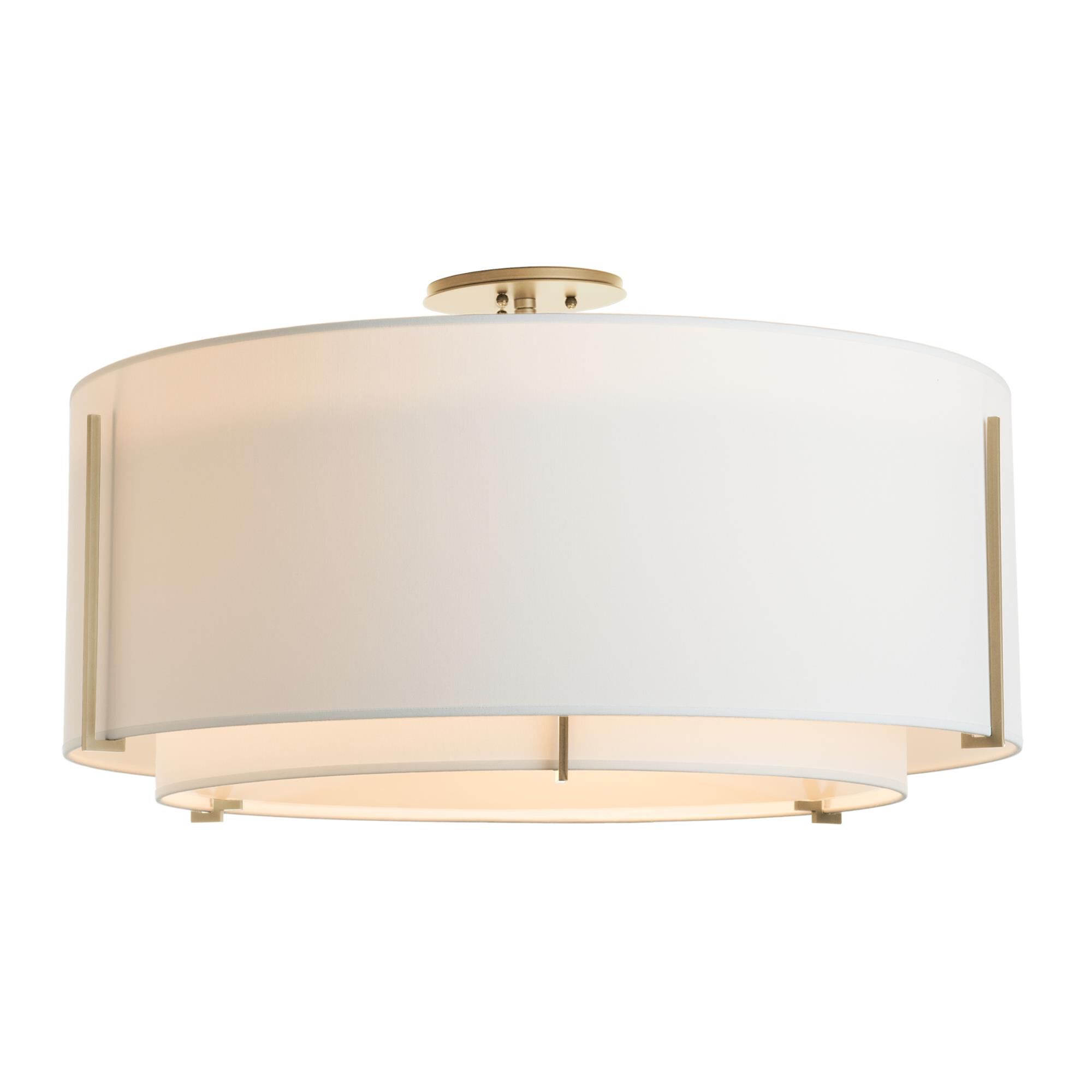 Shown in Soft Gold finish and Natural Anna Inner - Natural Anna Outer shade