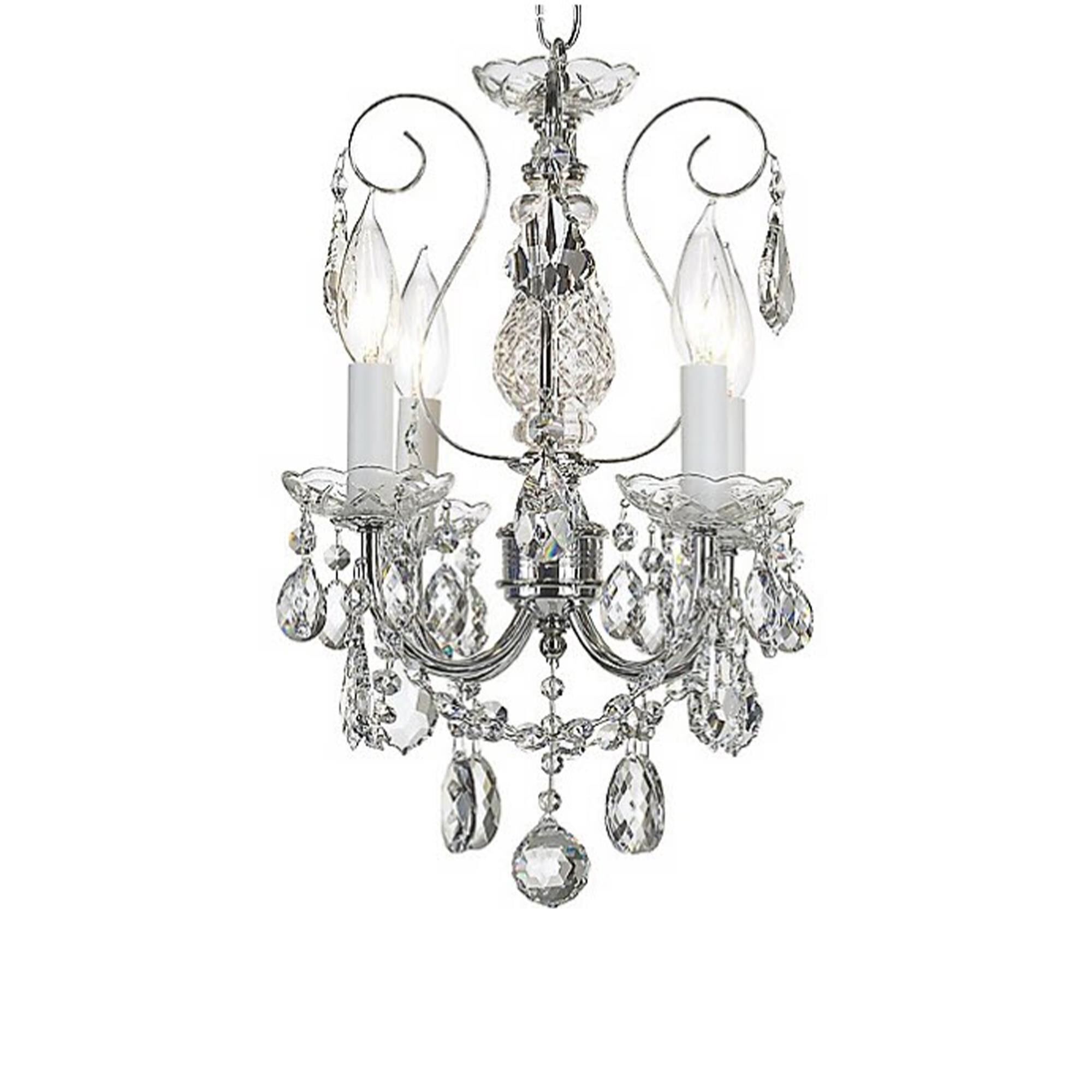 Shown in Silver finish and Clear Radiance crystal