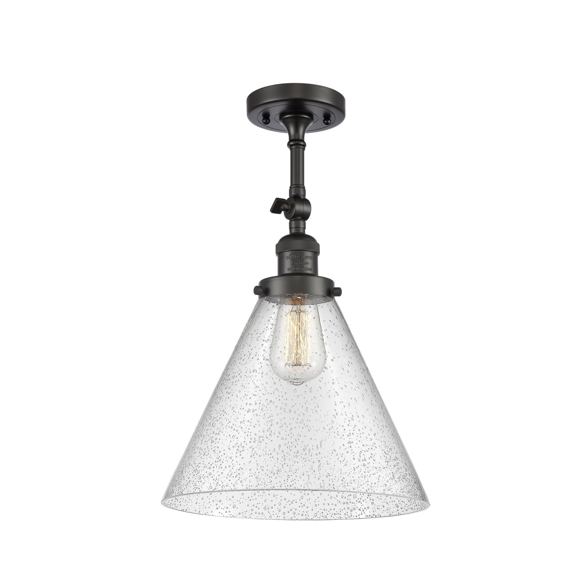 Bruno Marashlian Cone 12 Inch 1 Light Semi Flush Mount by Innovations Lighting