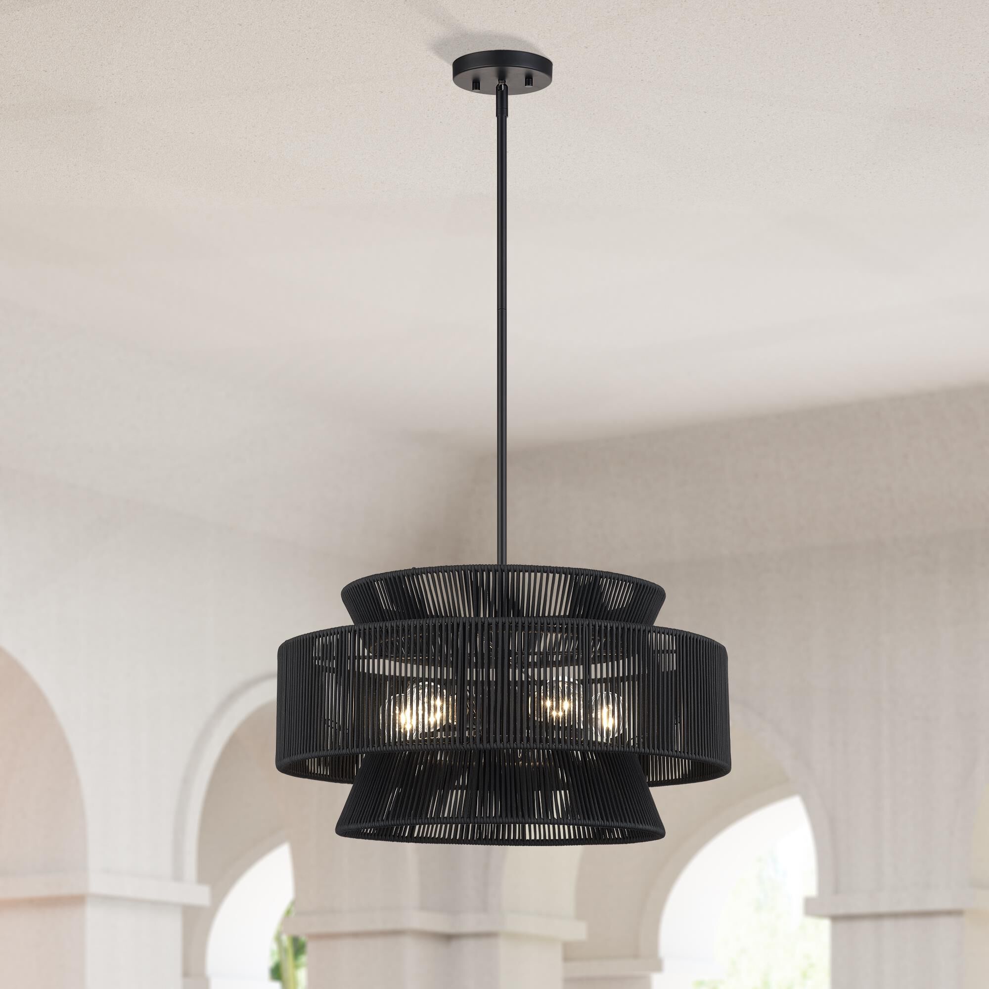 Florell 22 Inch Large Pendant by Livex Lighting