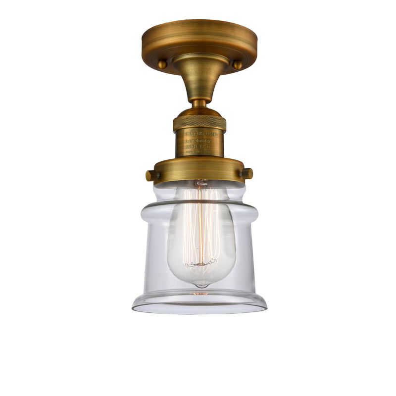 Bruno Marashlian Canton 6 Inch 1 Light Semi Flush Mount by Innovations Lighting