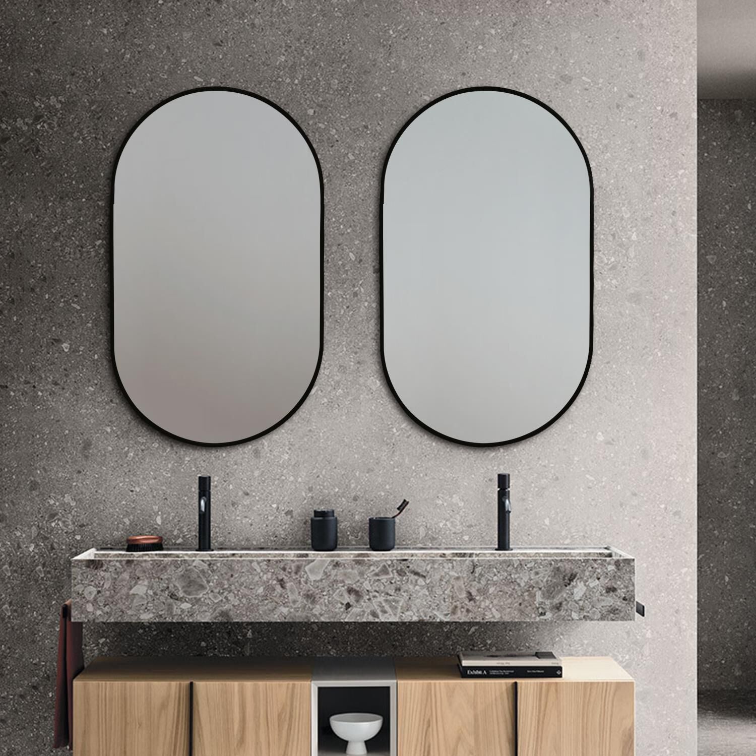 En Passant Bathroom Mirrors by Decor Wonderland