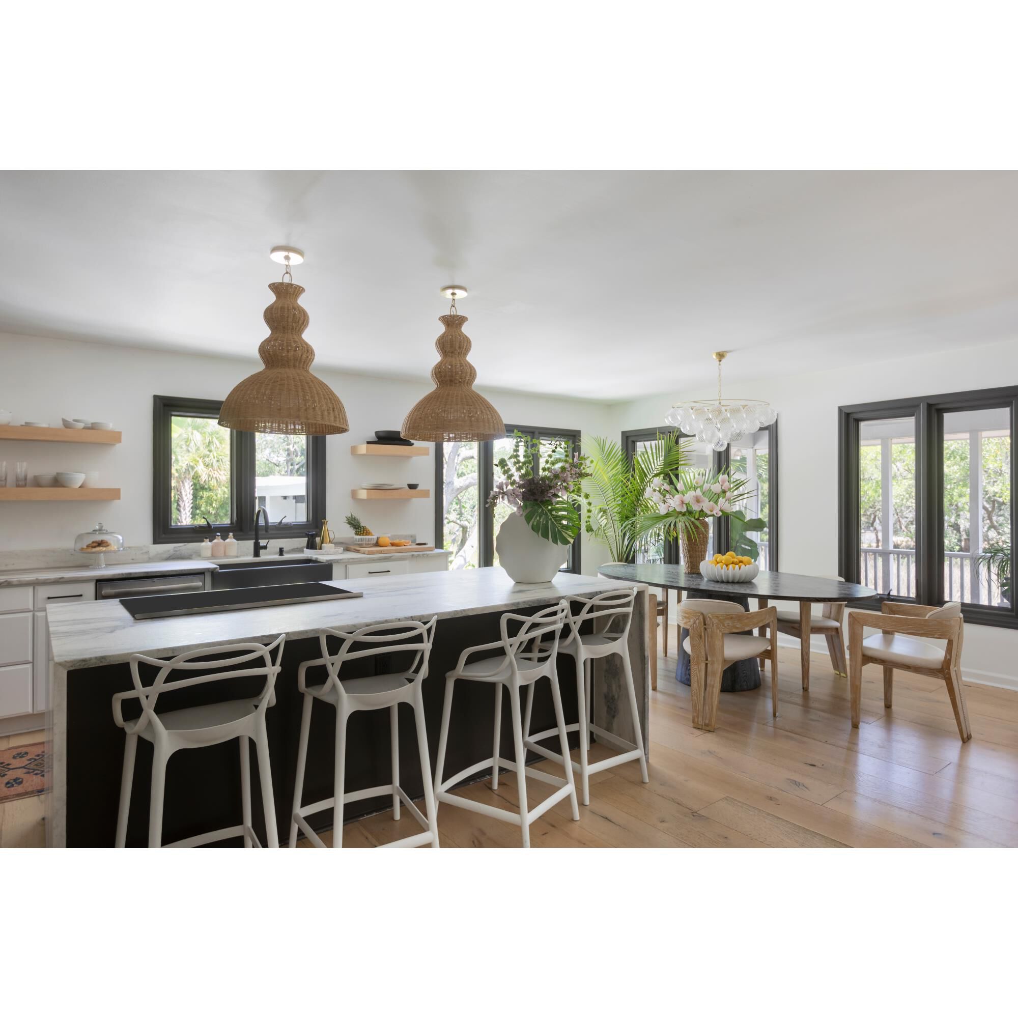 Megan Molten Mayla 21 Inch Large Pendant by Mitzi