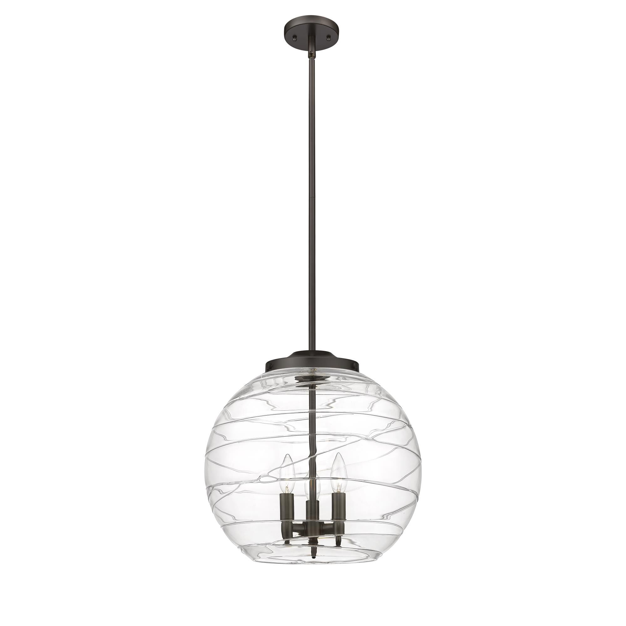 Bruno Marashlian Athens Deco Swirl 16 Inch Large Pendant by Innovations Lighting