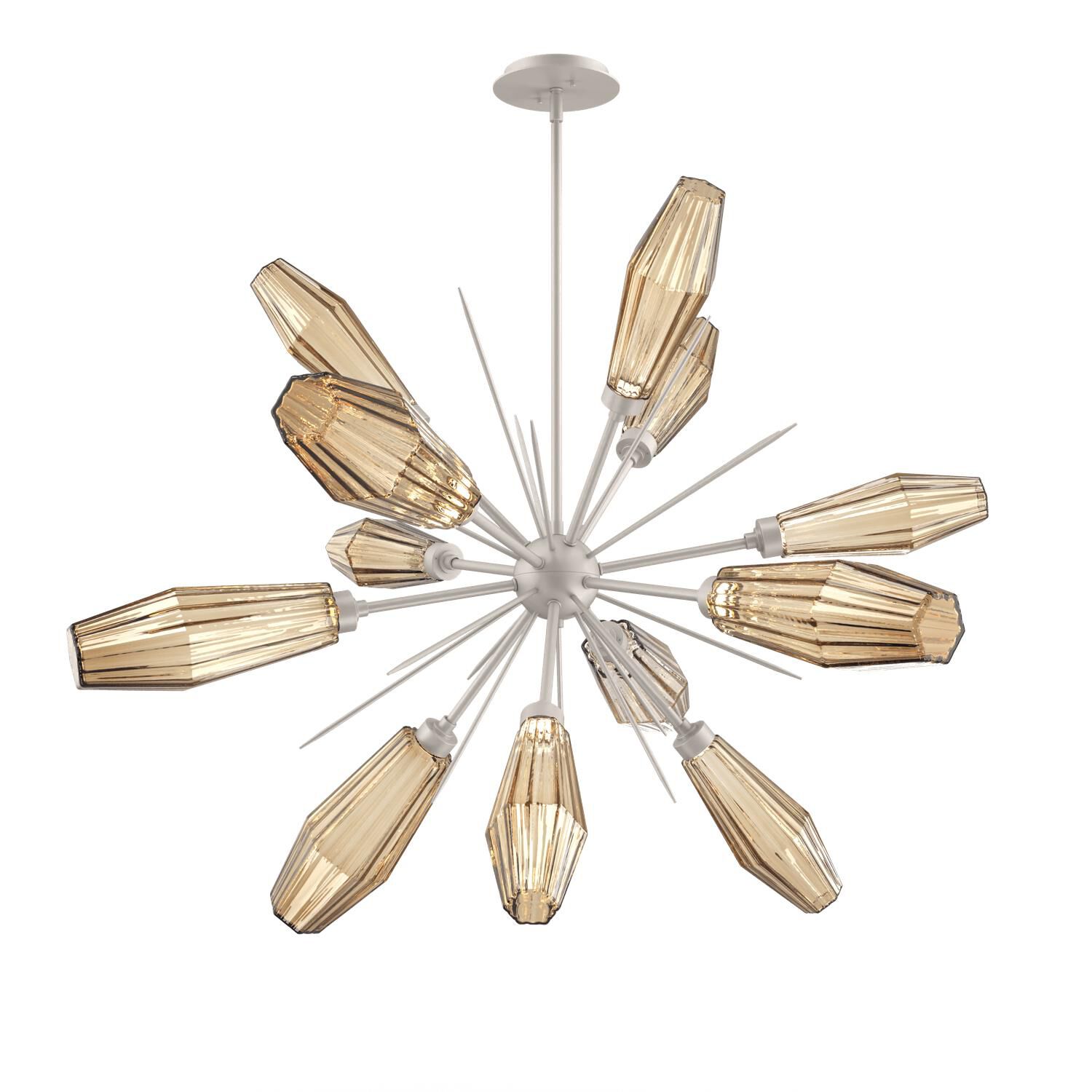 Shown in Metallic Beige Silver finish and Optic Rib Bronze glass