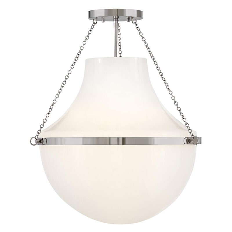 Collins 20 Inch Semi Flush Mount by Hinkley