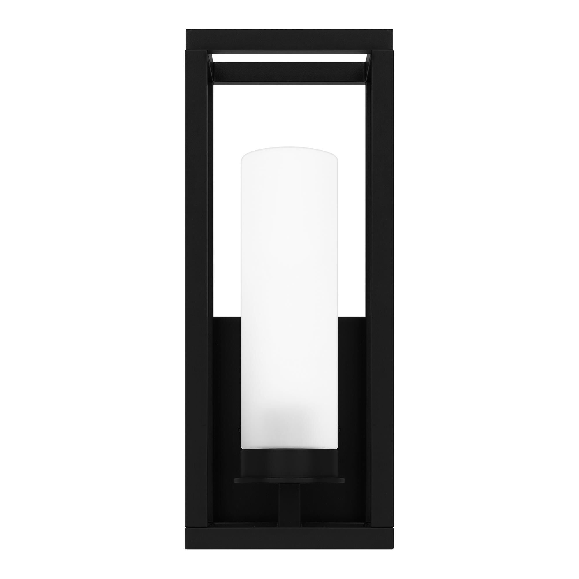 Shown in Matte Black finish and Etched Glass shade