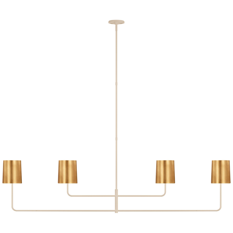Barbara Barry Go Lightly 70 Inch 4 Light LED Linear Suspension Light by Visual Comfort Signature Collection