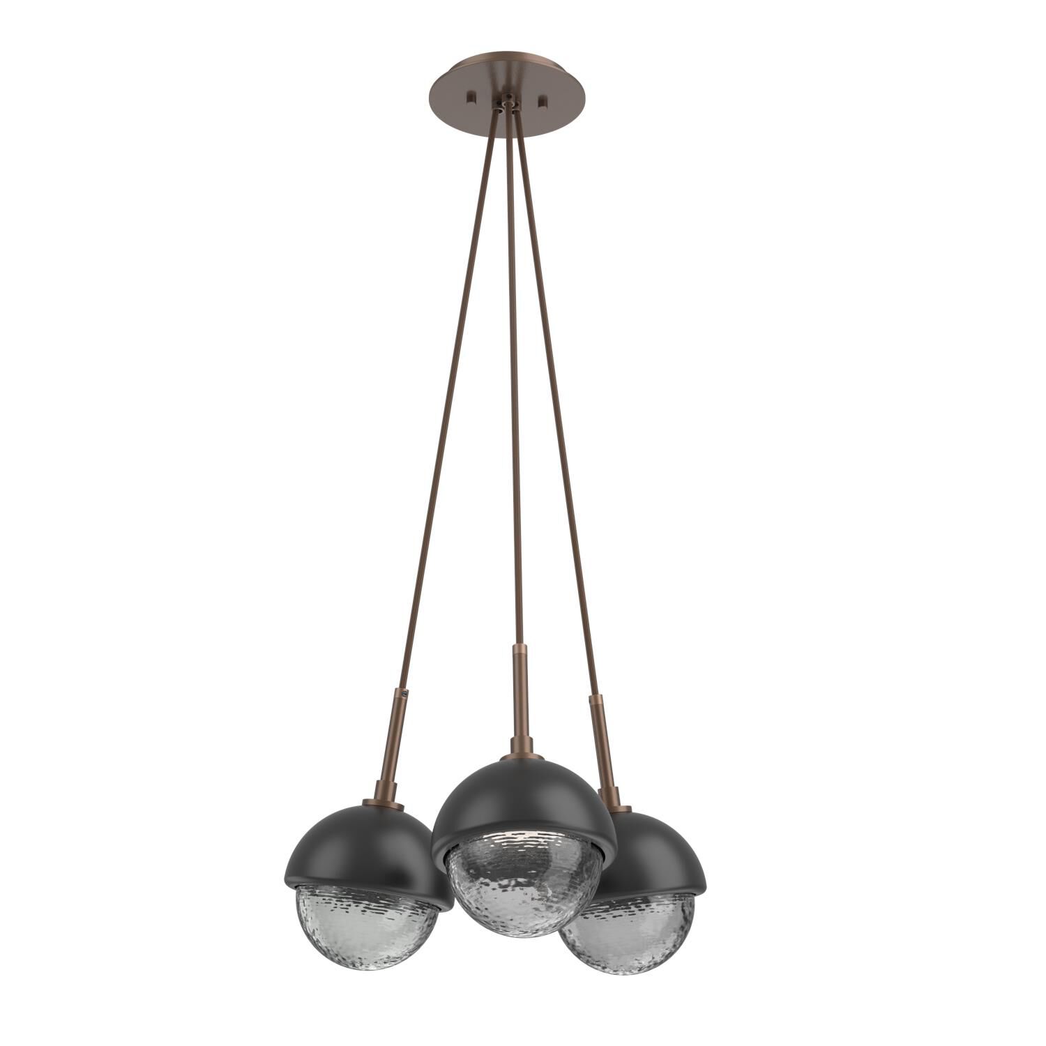 Levi Wilson Cabochon 13 Inch Multi Pendant Light by Hammerton Studio