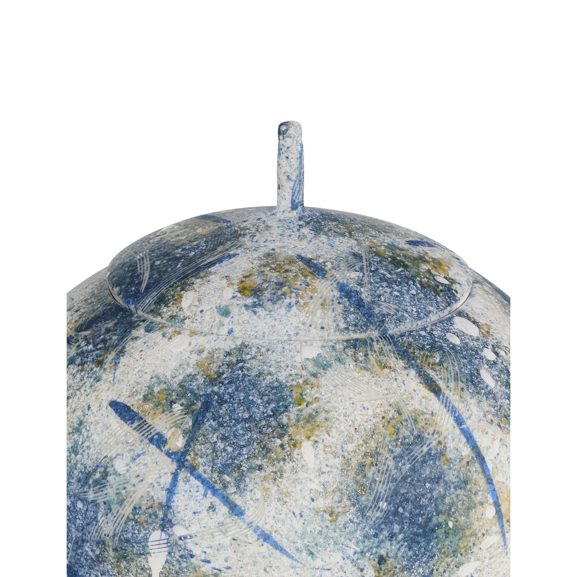 Shown in Antique Blue and Off-White finish