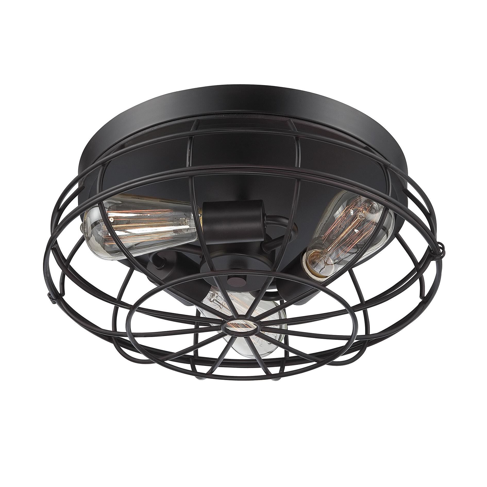 Scout 15 Inch 3 Light Flush Mount by Savoy House