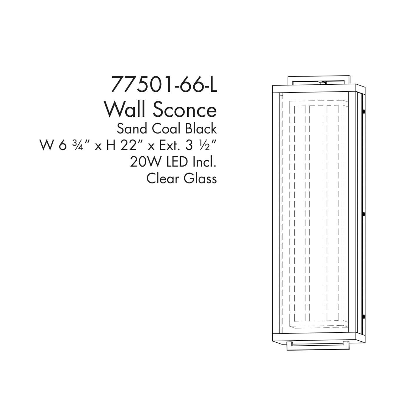 Shown in Sand Coal finish and Alabaster shade