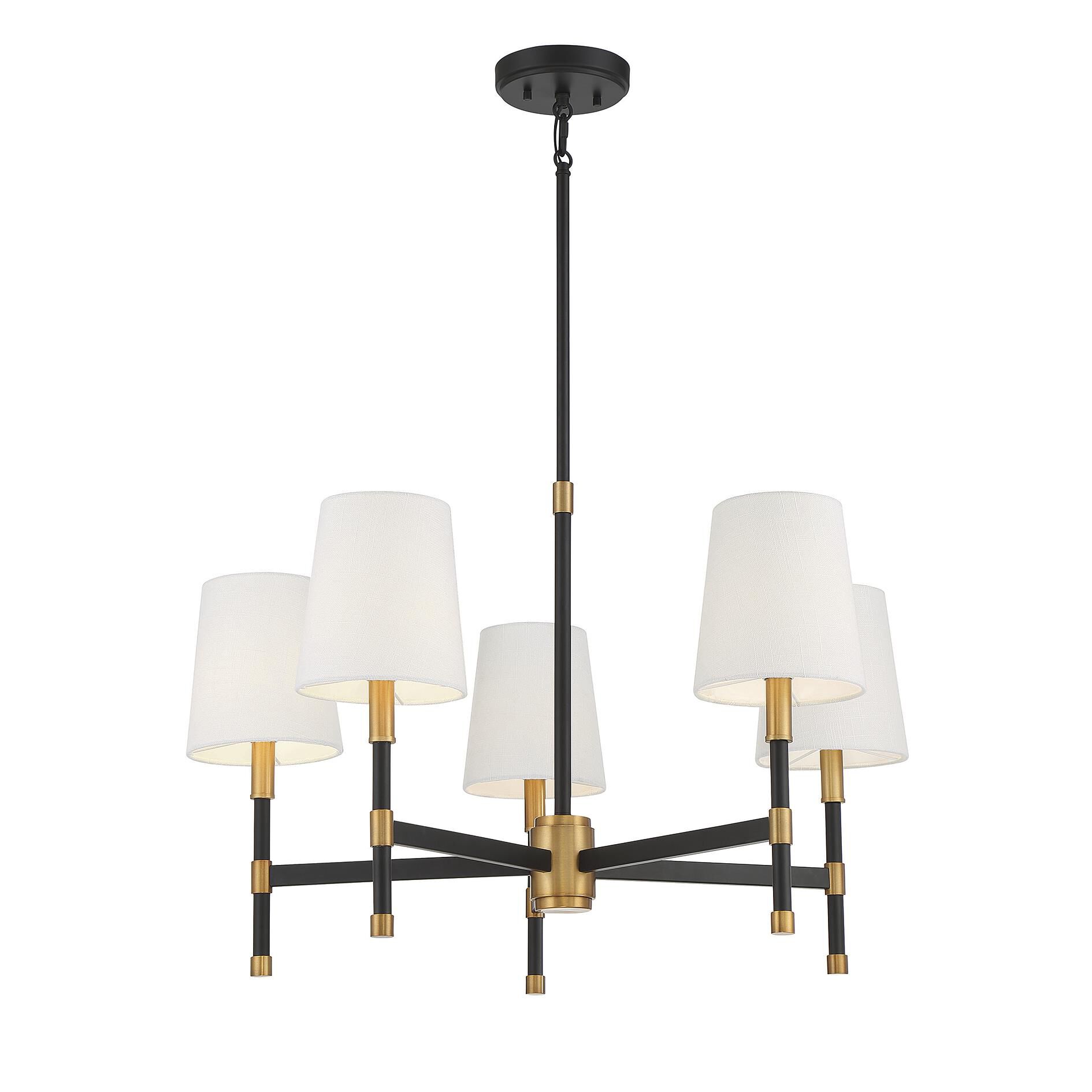 Brody 28 Inch 5 Light Chandelier by Savoy House