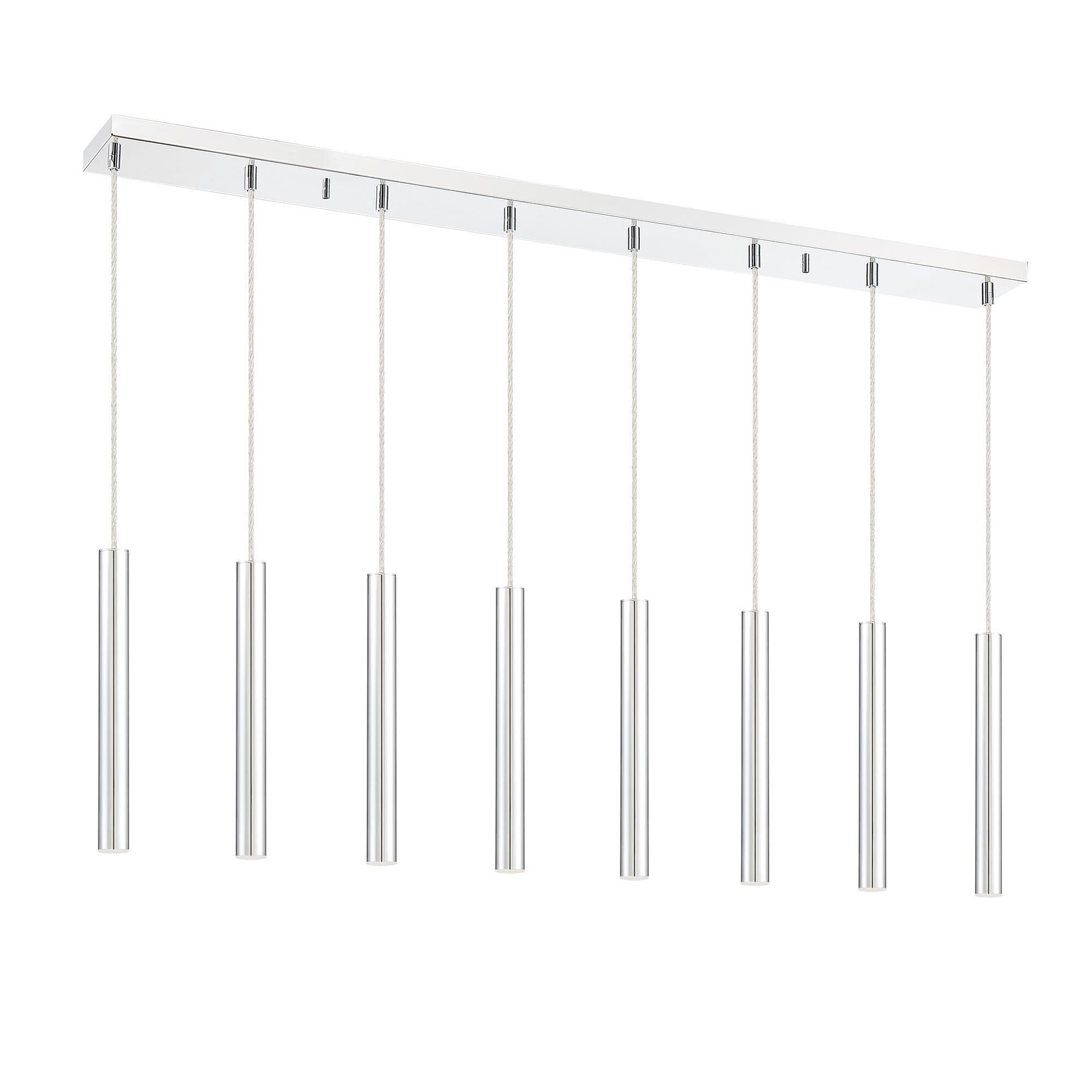 Forest 44 Inch 8 Light LED Linear Suspension Light by Z-Lite