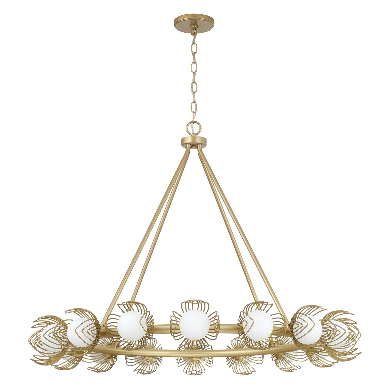 Flora 39 Inch Chandelier by Capital Lighting