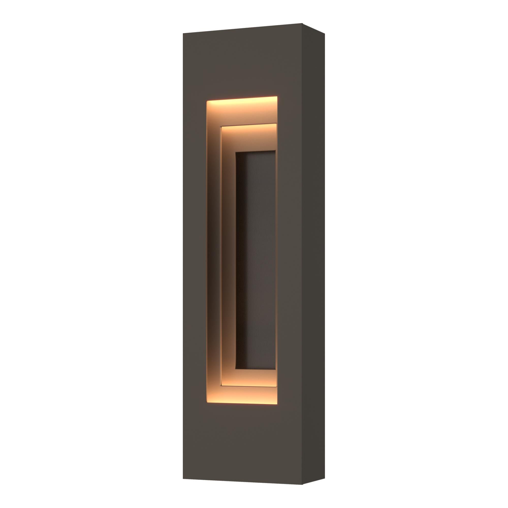 Shown in Coastal Dark Smoke finish and Coastal Oil Rubbed Bronze Aluminum shade