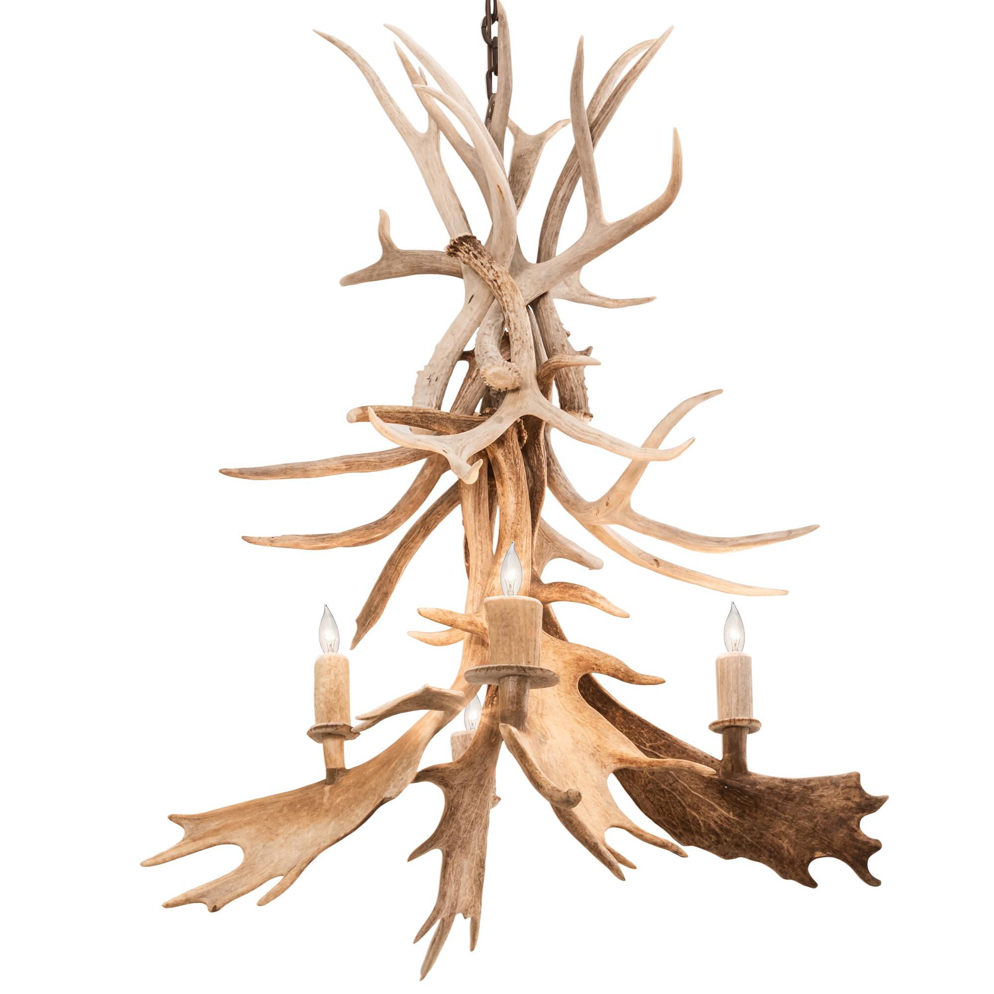 Meyda Lighting Antlers 28 Inch Chandelier