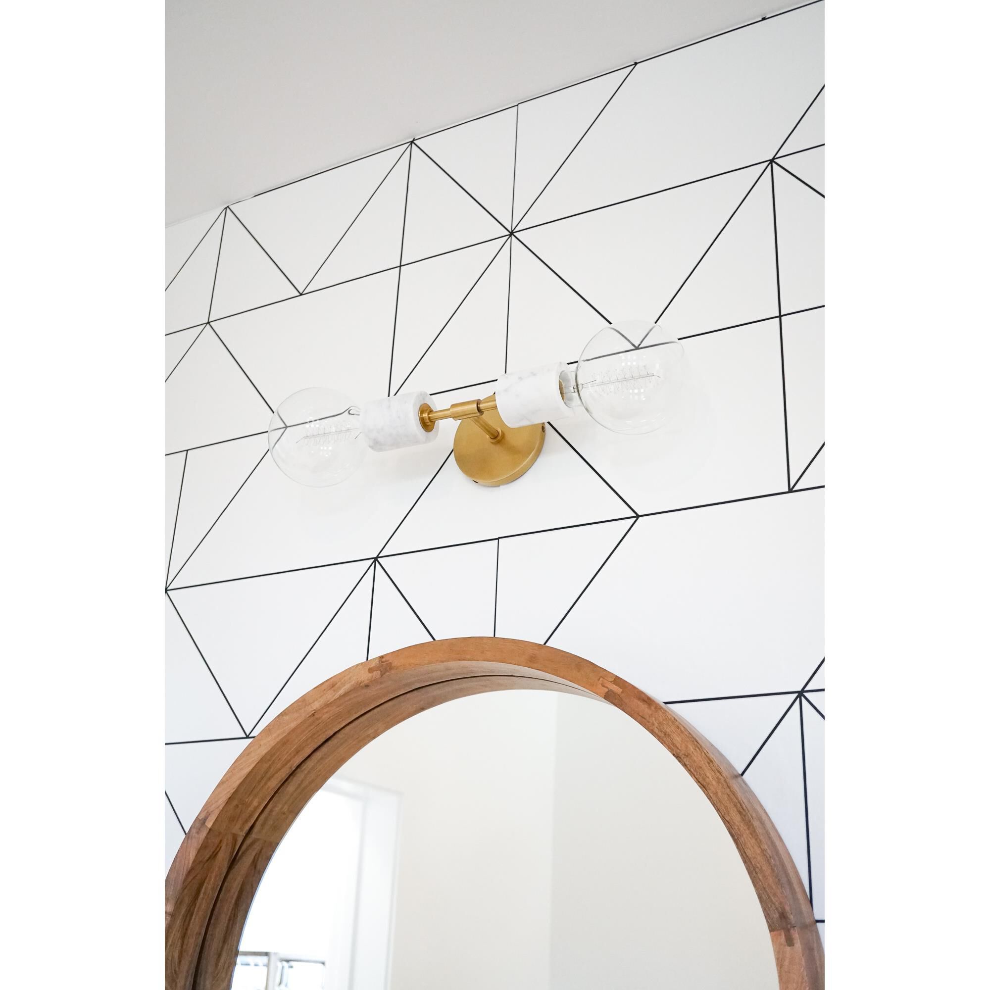Asime Large 2 Light Wall Sconce,