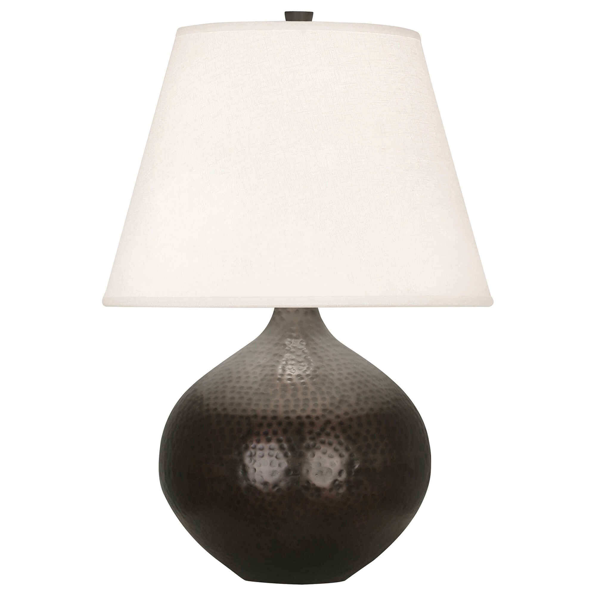 Shown in Deep Patina Bronze  finish and Oyster Linen shade