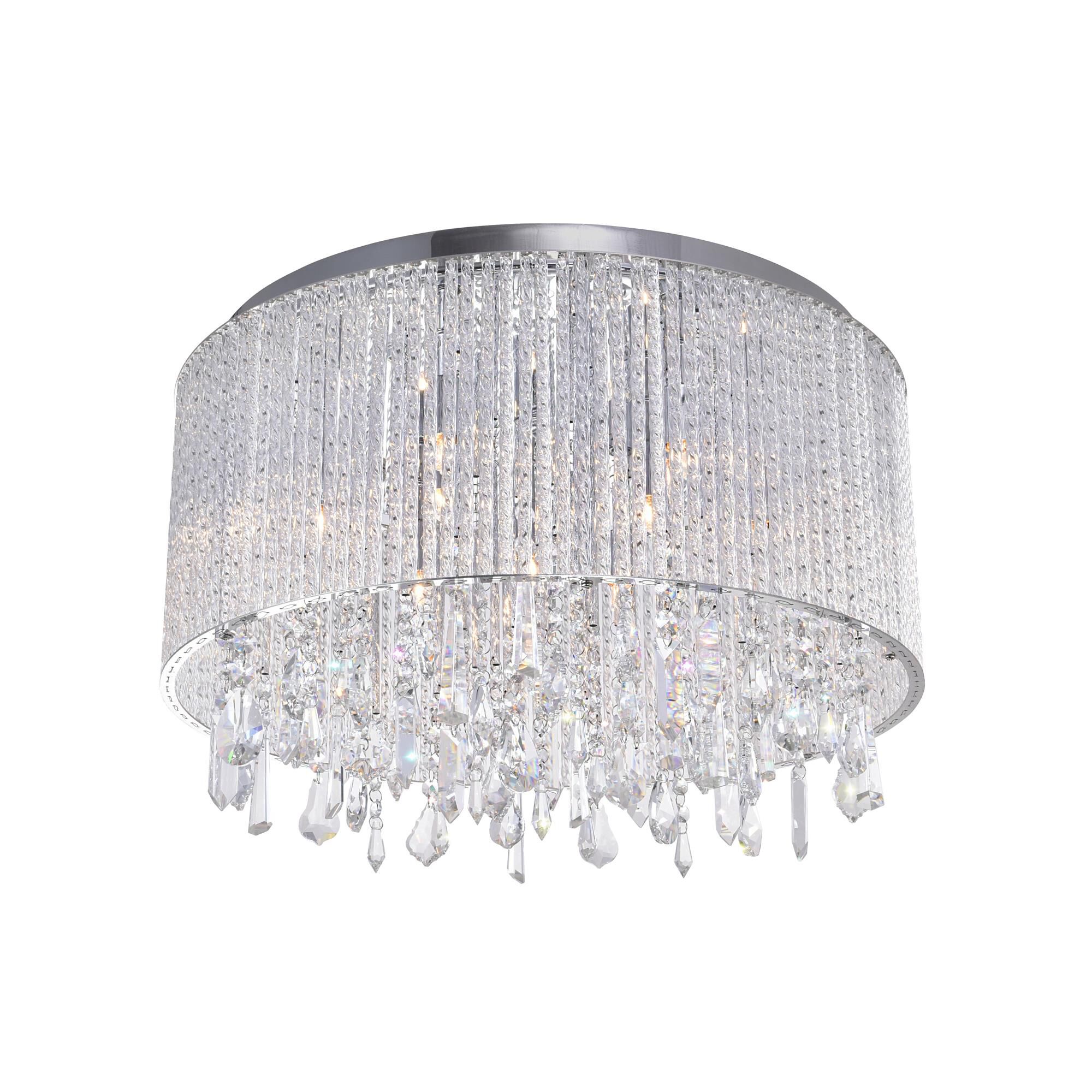 Benson 16 Inch 6 Light Flush Mount by CWI Lighting