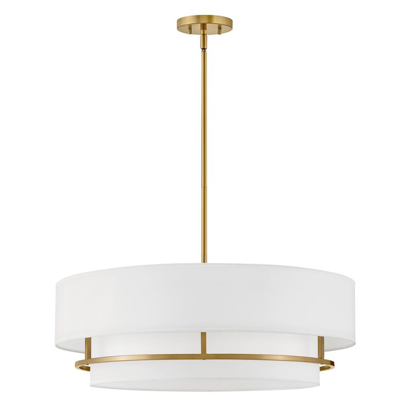 Graham 30 Inch 4 Light Semi Flush Mount by Hinkley